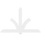 Ekena Millwork Redmond Architectural Grade PVC Gable Bracket, 84"W x 52 1/2"H x 2"D x 6"F, 15/12 Pitch GBP084X53X0206RED00 - alternate 5